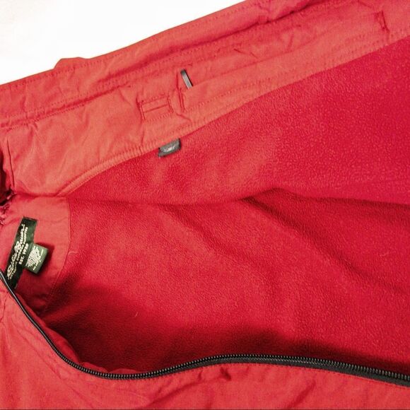 Eddie Bauer Red Windbreaker Winter Jacket Sz L - Picture 9 of 12